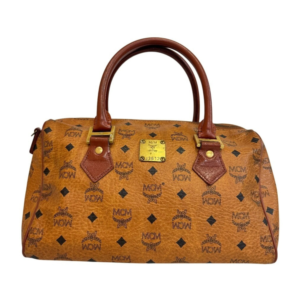 MCM Monogram Leather Brown